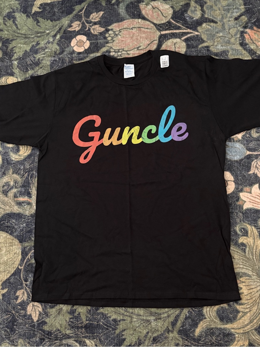Guncle Gay Uncle Niece Nephew New Baby Rainbow LGBTQ+ Pride Tshirt - Picture 2 of 5